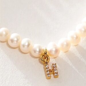 FYB Gold Pearl Identity Bracelet